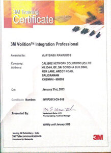 certificate of training one