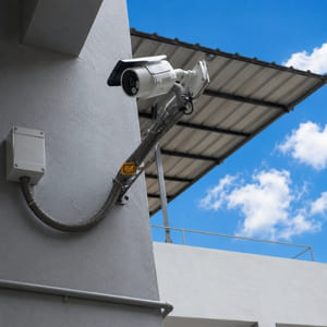 building cctv camera mounting