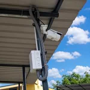 cctv camera roof installation