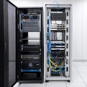 dual server rack setup