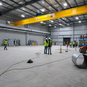 eot crane installation project