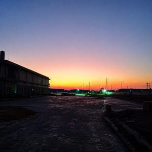 industrial facility site view