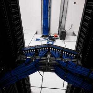 network cable tray installation