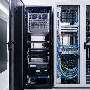network rack cabinet installation