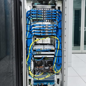 network rack cabling installation