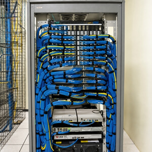 network rack cabinet installation