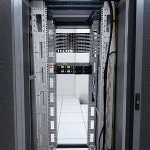 server rack data installation