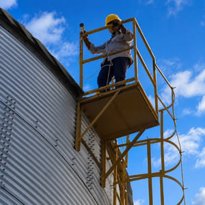 silo tank inspection work