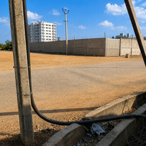 site cable laying work
