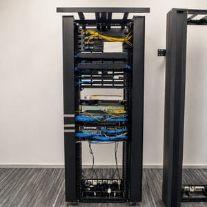 standalone network rack installation