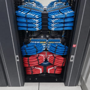 structured cabling rack installation