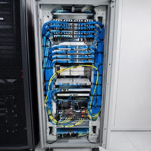 structured cabling rack installation