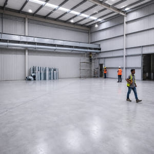 warehouse industrial installation