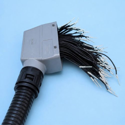 harness connector crimped pins