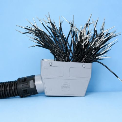 harness connector crimped wires