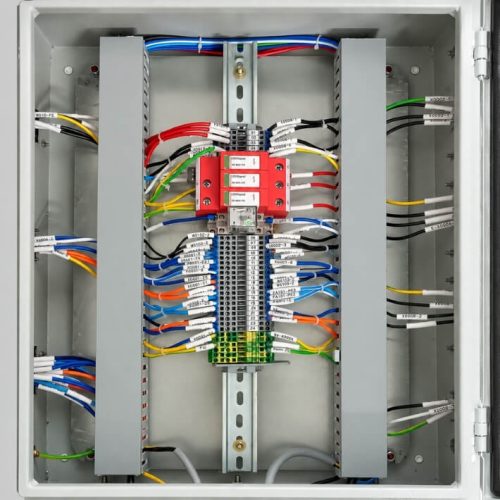 labelled panel wiring