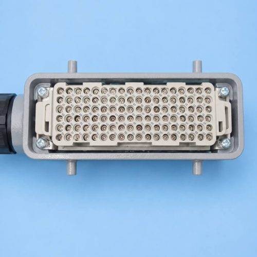 multipin harness connector face