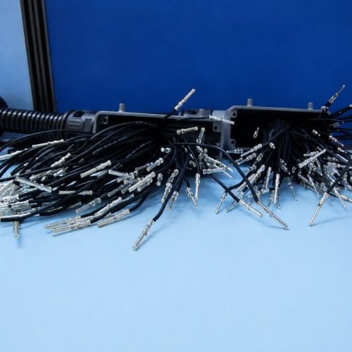 twin harness connector crimping